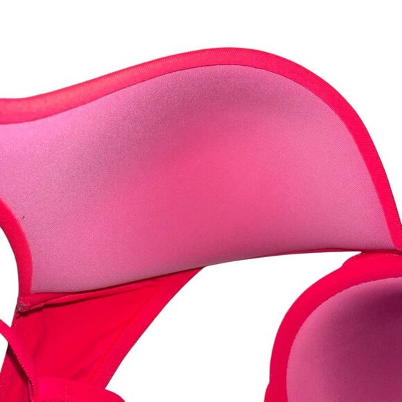 Victoria’s Secret 36D Wear Everywhere Push Up Convertible Bra Hot Pink - Picture 8 of 10